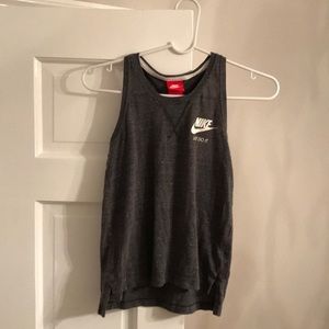 Grey Nike girls tank top